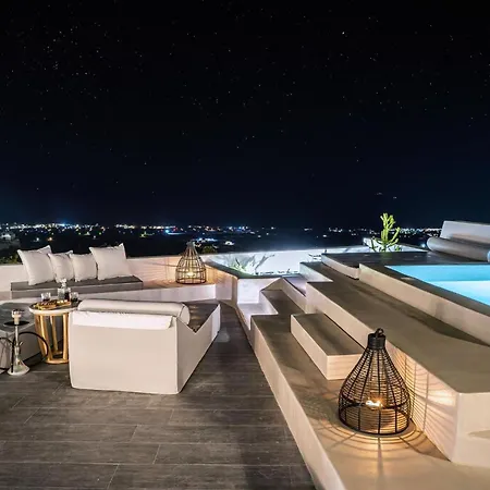 Villa Wonderful Santorini 1 Bedroom Gonia Astonishing Views Outdoor Jacuzzi