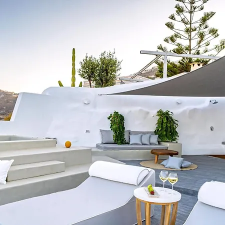 Villa Wonderful Santorini 1 Bedroom Gonia Astonishing Views Outdoor Jacuzzi *